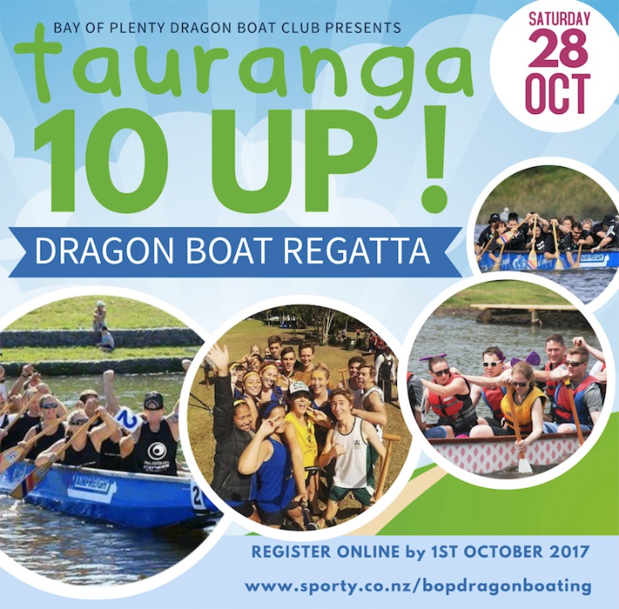 Dragon Boat Regatta at The Lakes Tauranga 2017